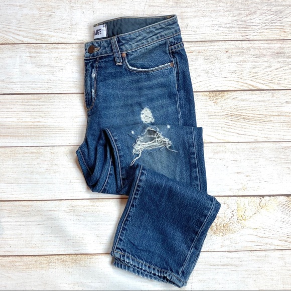 Paige Porter boyfriend jeans in Toren wash 27 - Picture 2 of 8